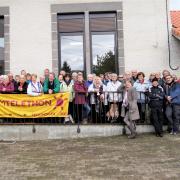 Groupe de marcheur à Vinzelles