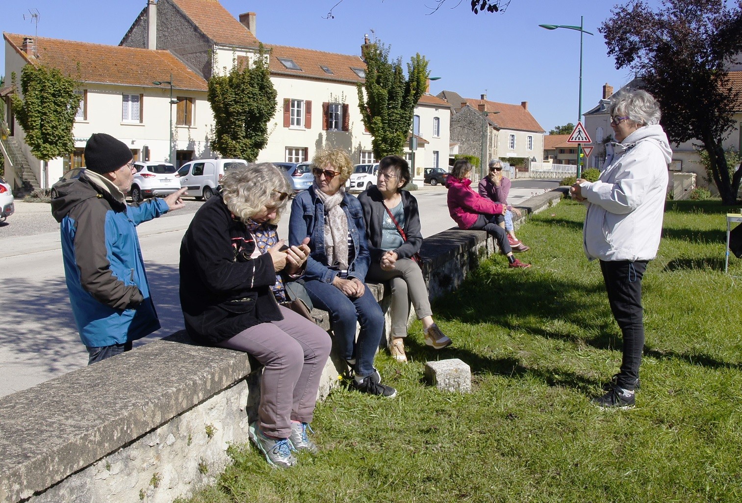 La pause pour les 7,5 kms 