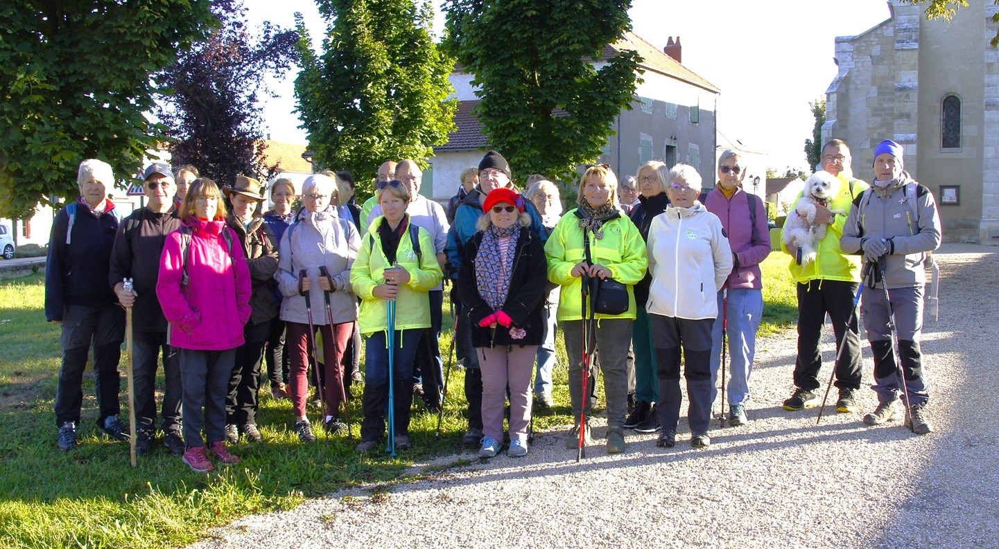 Le groupe à St Bonnet de Rochefort