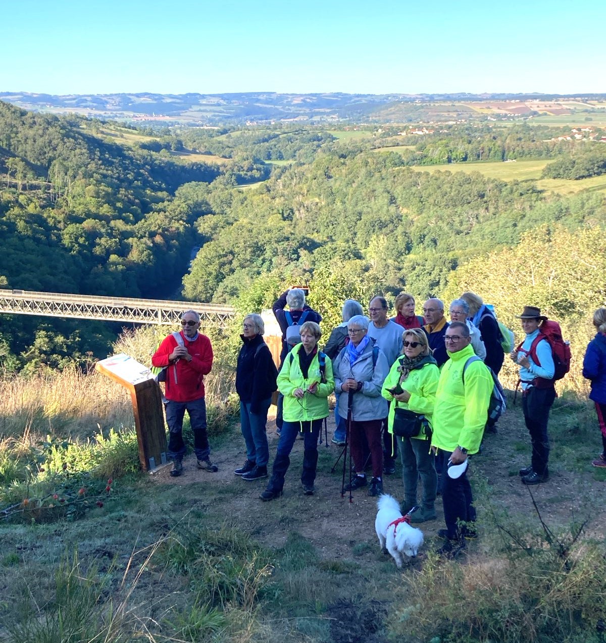 Les 11 kms au belvedere du viaduc de Rouzat