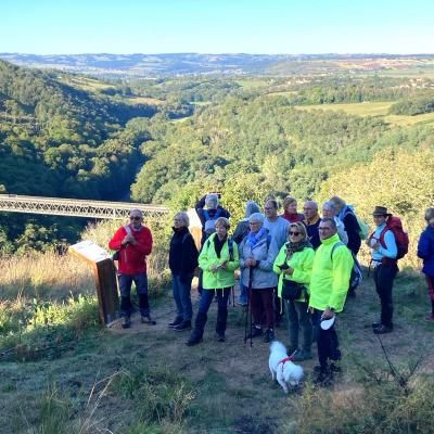 Les 11 kms au belvedere du viaduc de Rouzat