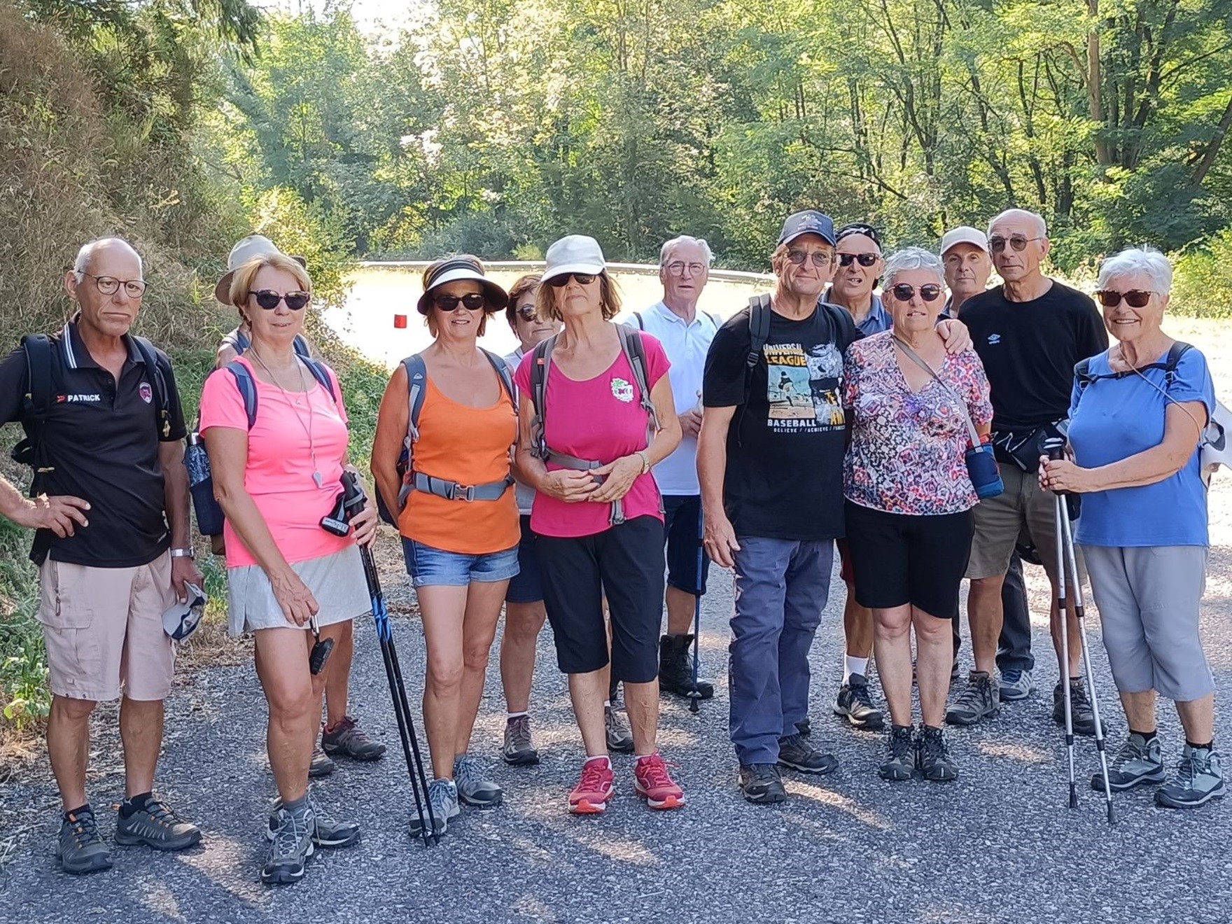 Marcheurs à Giroux-Gare