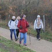 Marcheuses le long de 'Allier