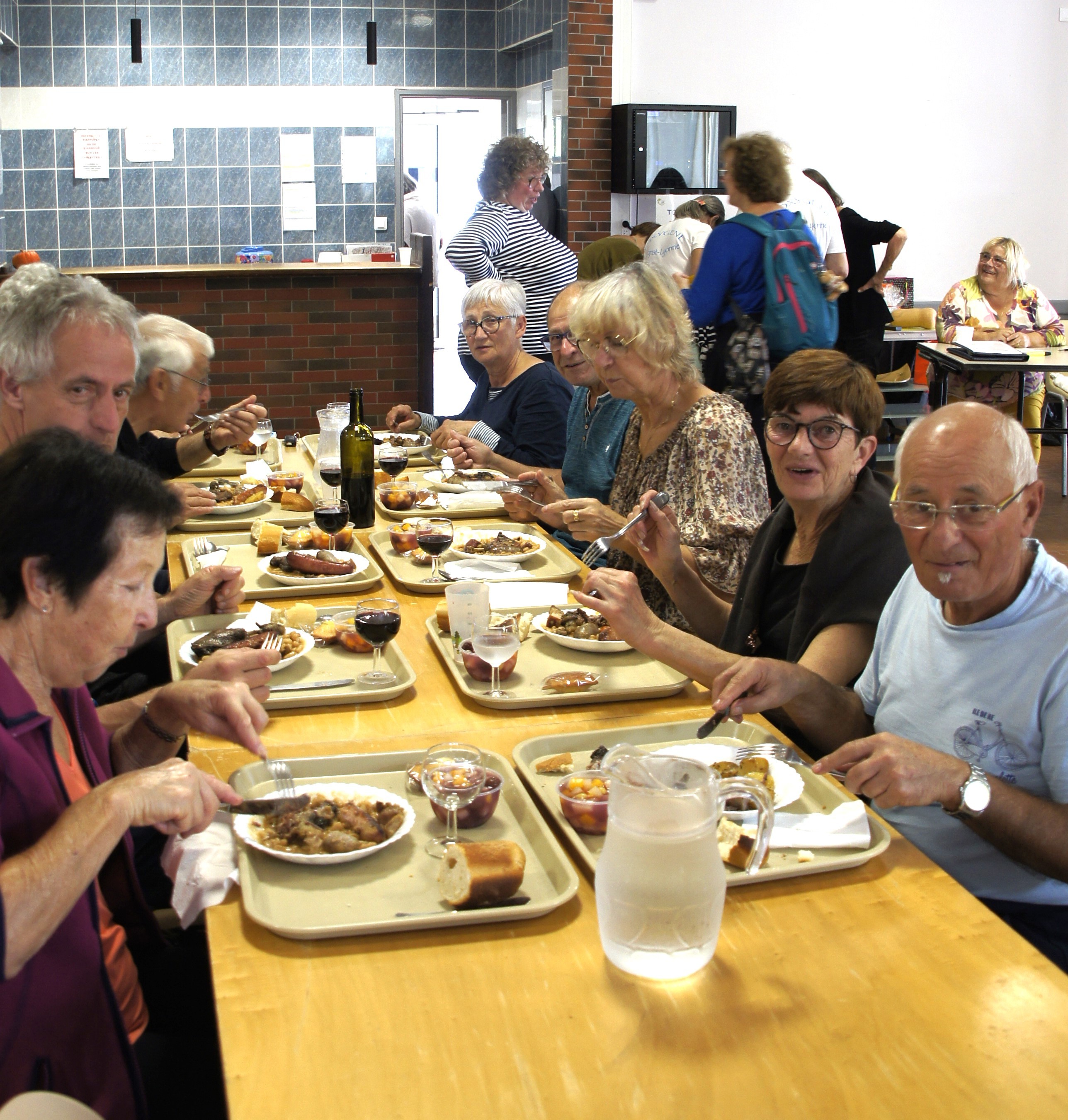 Repas de la marche des noyers 1