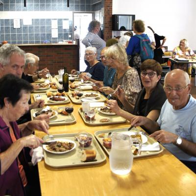 Repas de la marche des noyers 1